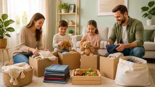 Declutter Together: Family Involvement Tips